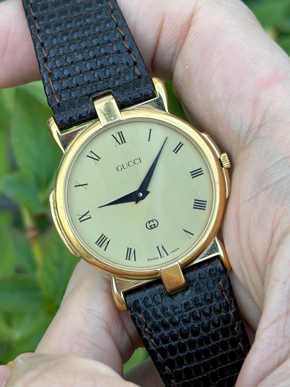 Vintage 1990s Gucci 3400 M Men’s Watch, Swiss Made